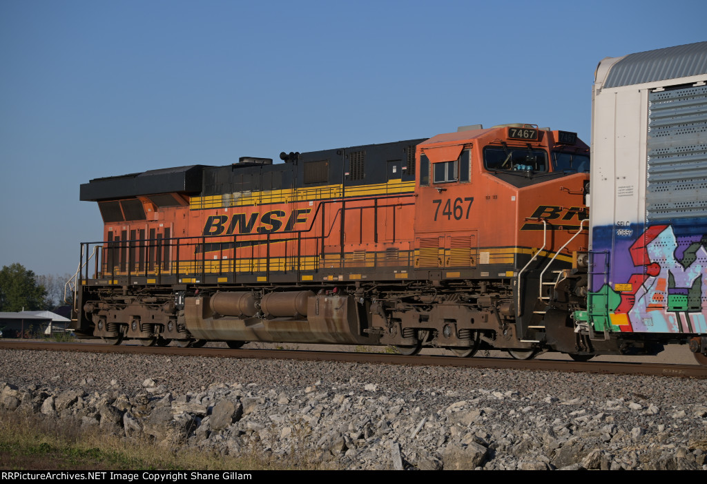 BNSF 7467 Dpu